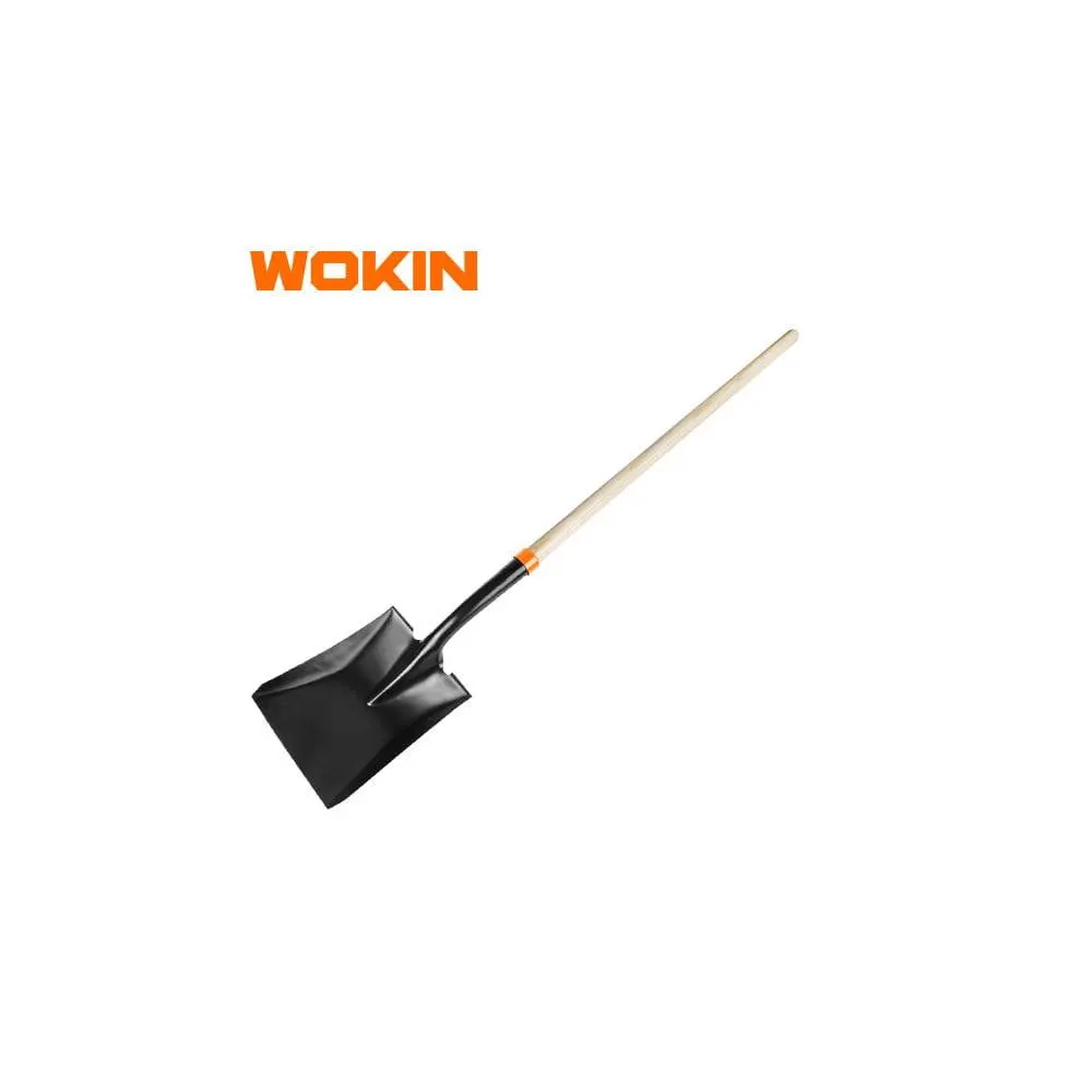 ნიჩაბი Wokin 577012, 1480mm, STEEL SHOVEL WITH HANDLE, Black