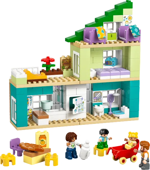 LEGO DUPLO Town 3 in 1 Modern Family House with Figures 10470