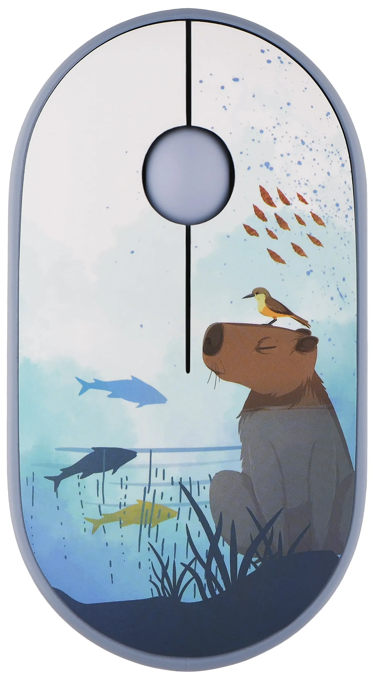 2E Mouse MF300 CAPYBARA:SWIM Silent WL BT, Blue