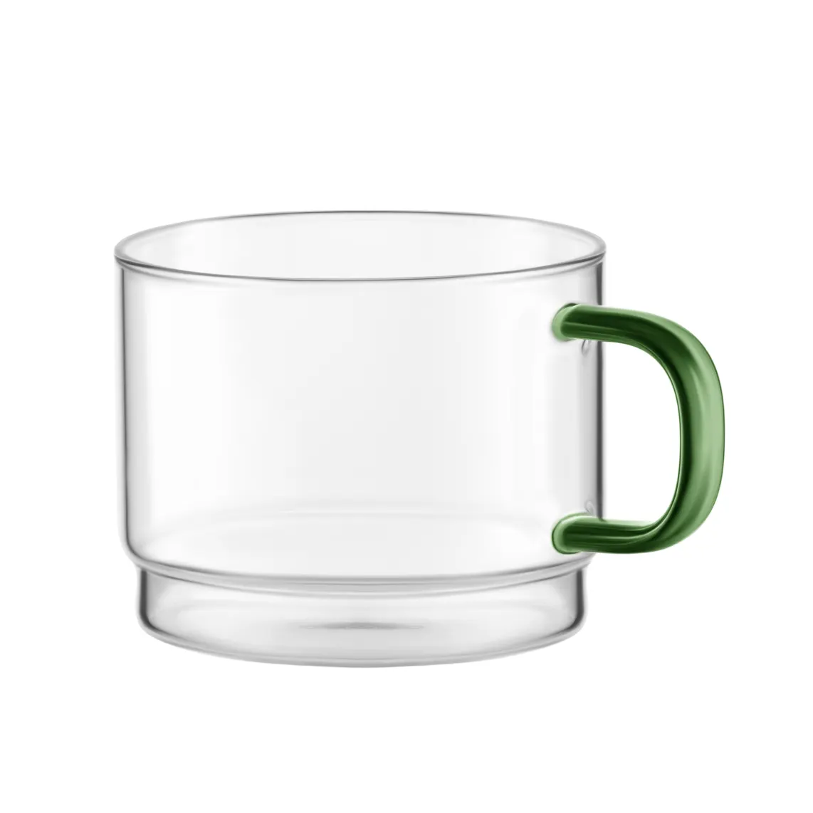 Ardesto Set of cups 350ml, 4pcs, borosilicate glass, transparent