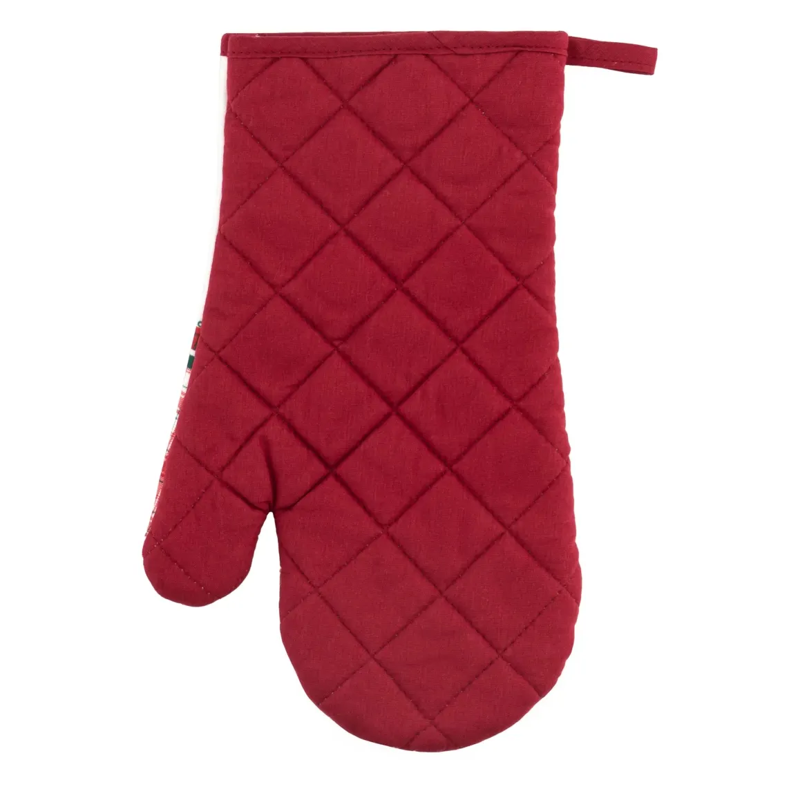 სამზარეულოს ხელთათმანი Ardesto Oven mitten Christmas Tree 18x30cm, 100% polyester (front), 100% cotton (back), green