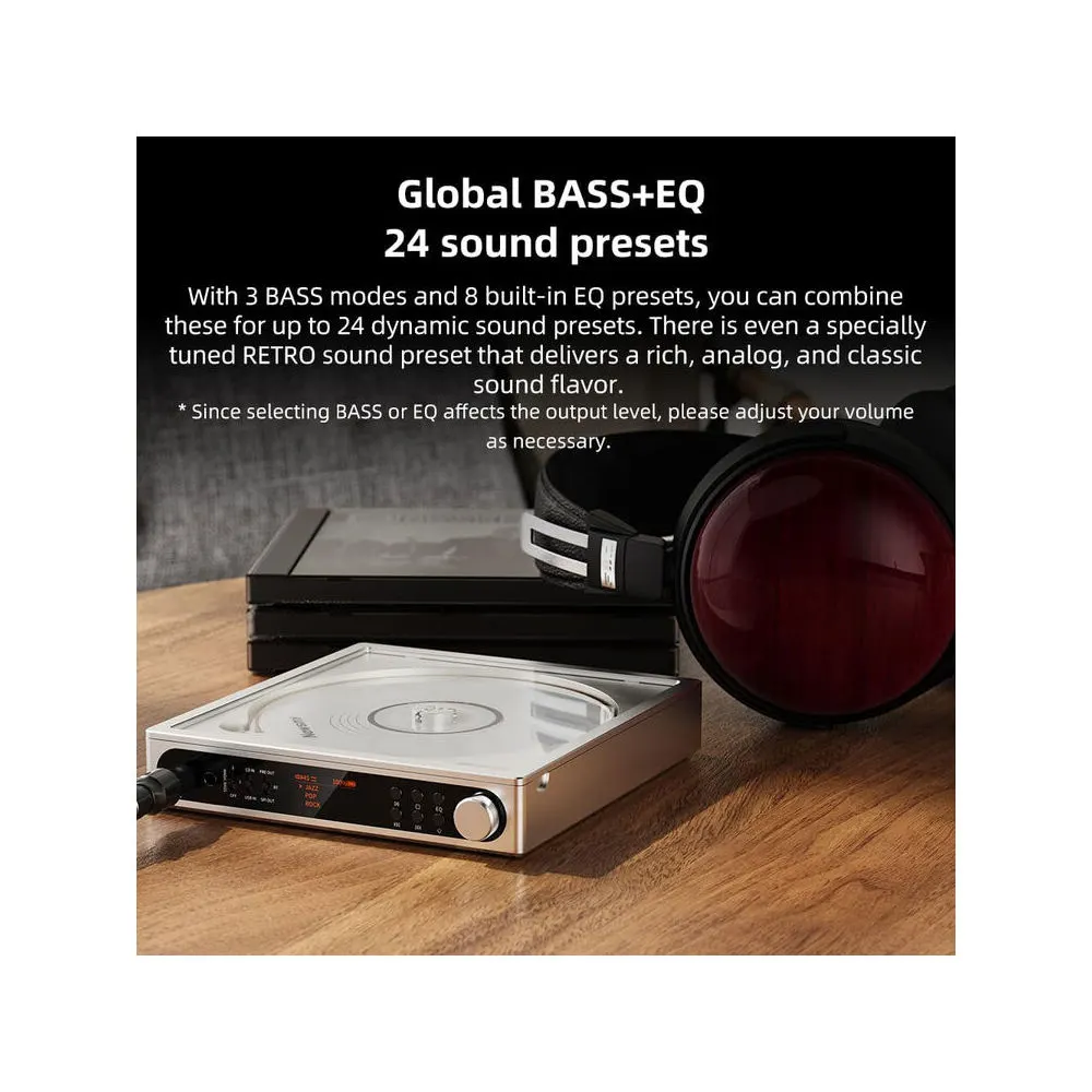 CD პლეერი FiiO DM15 R2R DAC Portable Bluetooth CD Player Hi-Res Silver