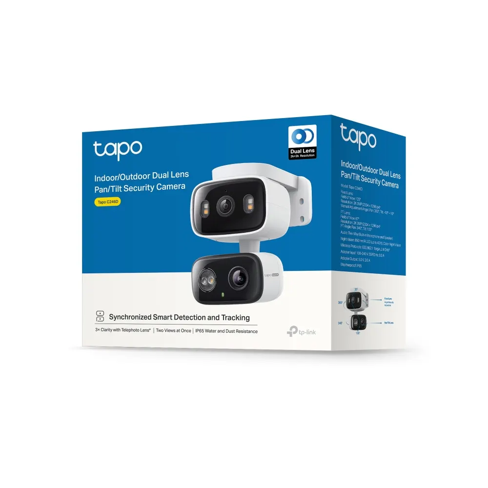 სმარტ კამერა TP-Link Tapo C246D Dual Lens Smart Security Camera