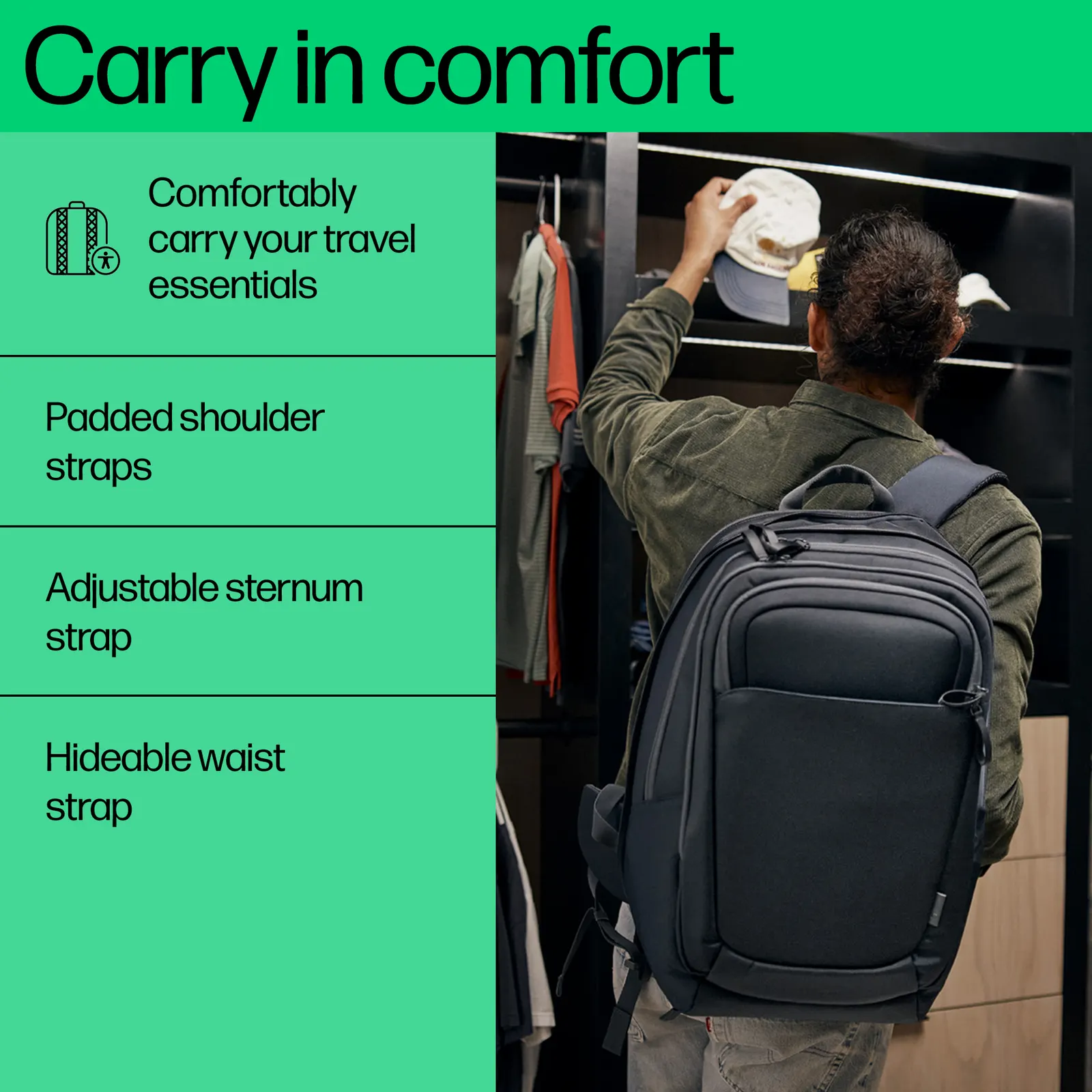 HP Travel Plus 30L 17 Laptop Backpack
