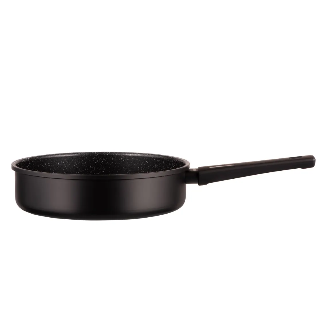 Open deep frypan ARDESTO with lid Gemini Gourmet, 26cm, aluminium, black