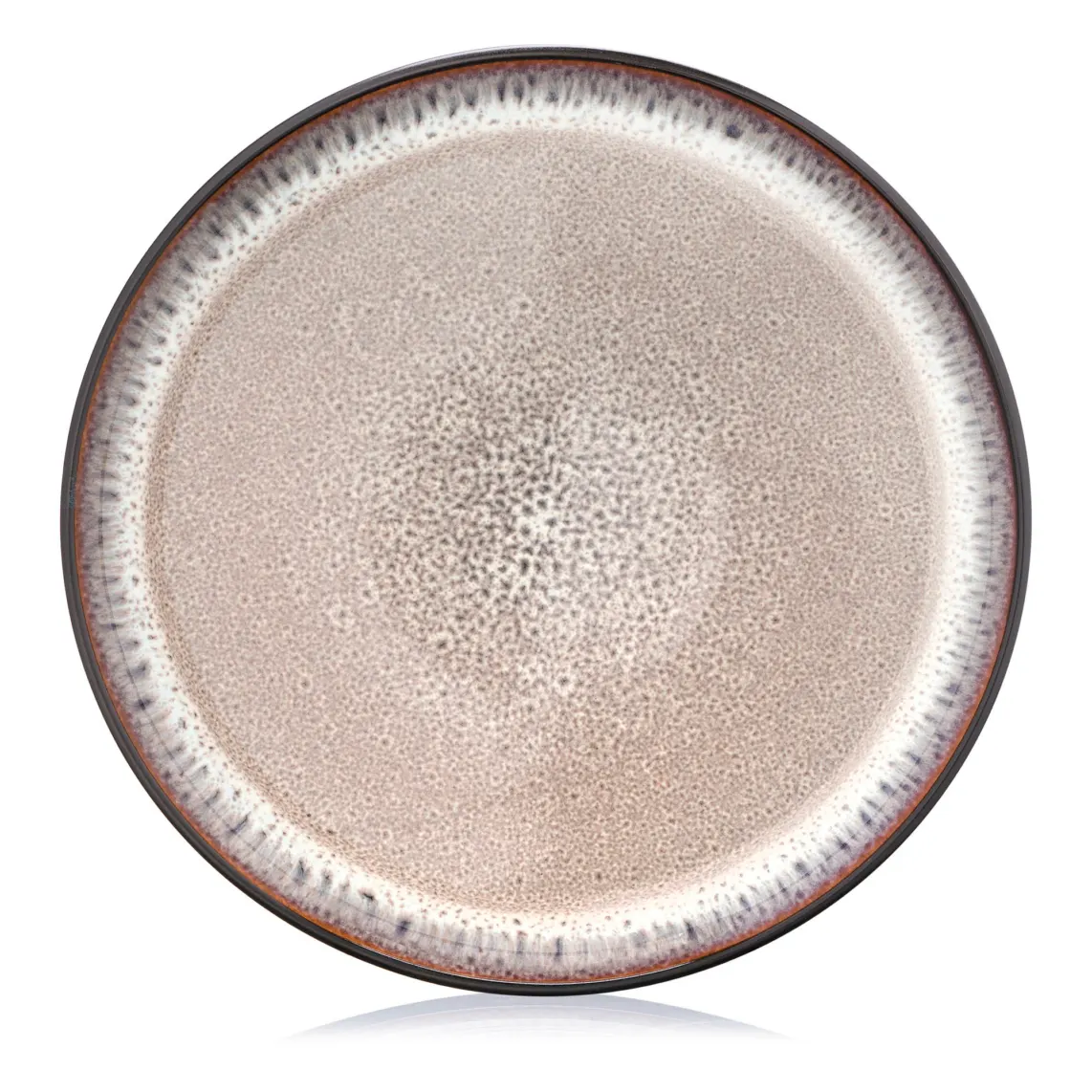 თეფში Ardesto Dinner plate Bolzano, 26.6cm, ceramic, black-brown