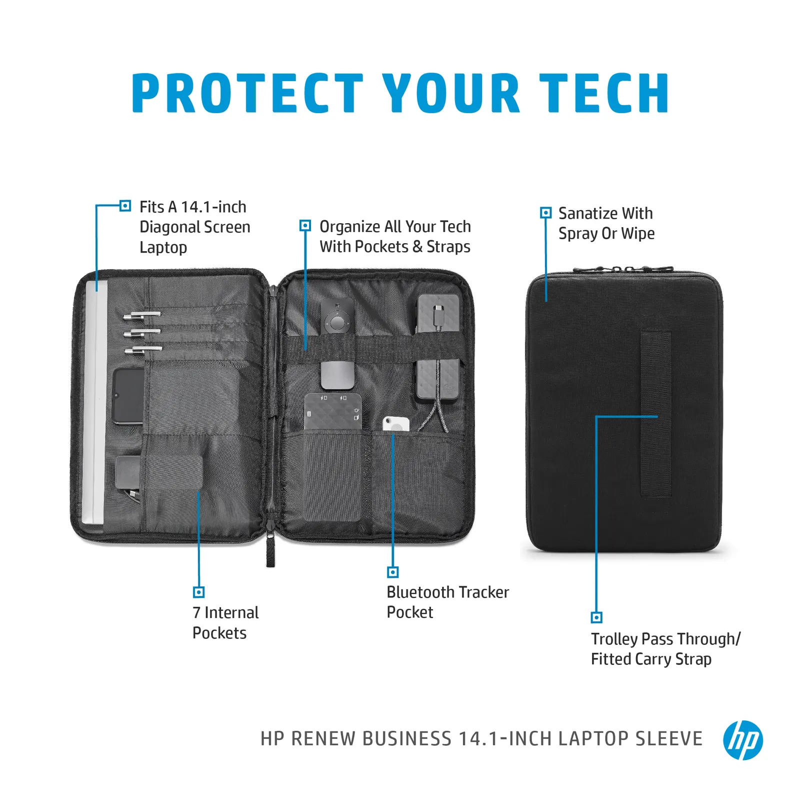 HP Renew Business 14.1 Laptop Bag