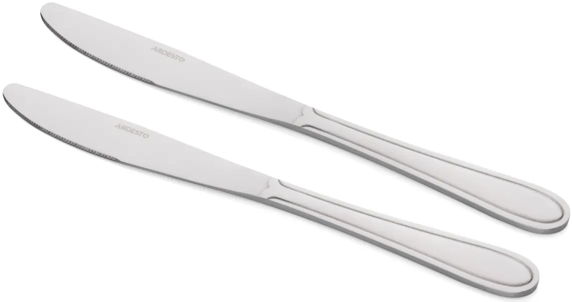 Ardesto Table knives set Gemini Venice, 2 pcs, stainless steel