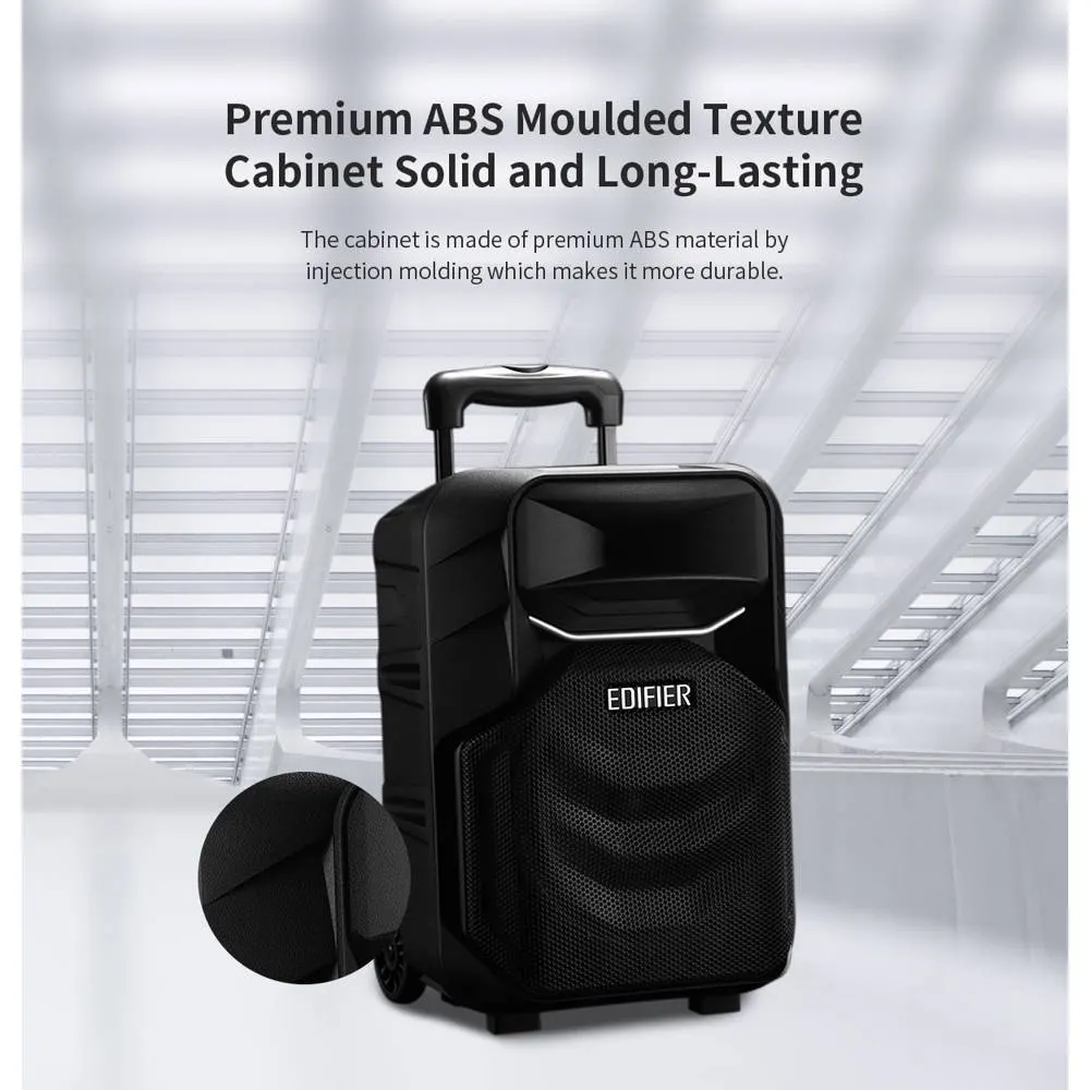 კარაოკე დინამიკი Edifier A3-8s, Bluetooth , USB, Party Trolley Speaker, Black