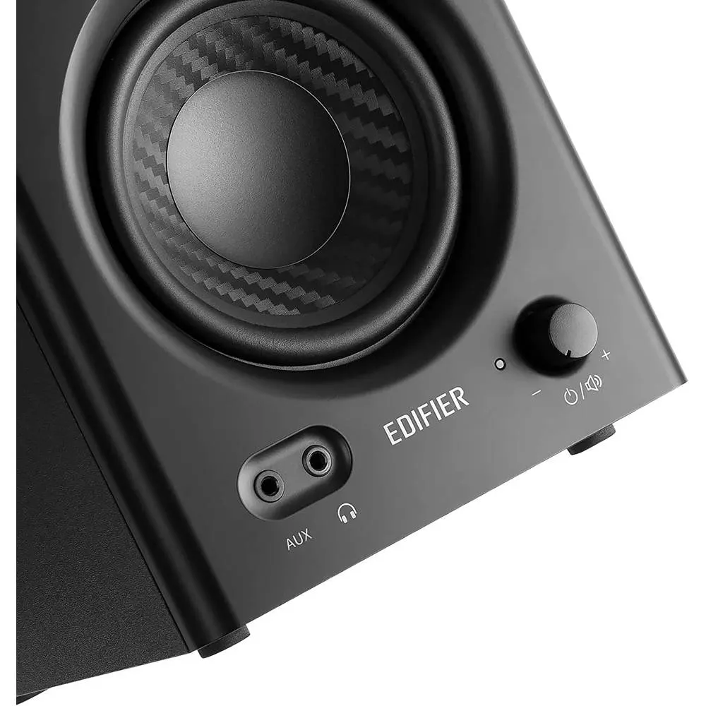 Edifier MR4, 42W, TRS, RCA, AUX, Speaker, Black