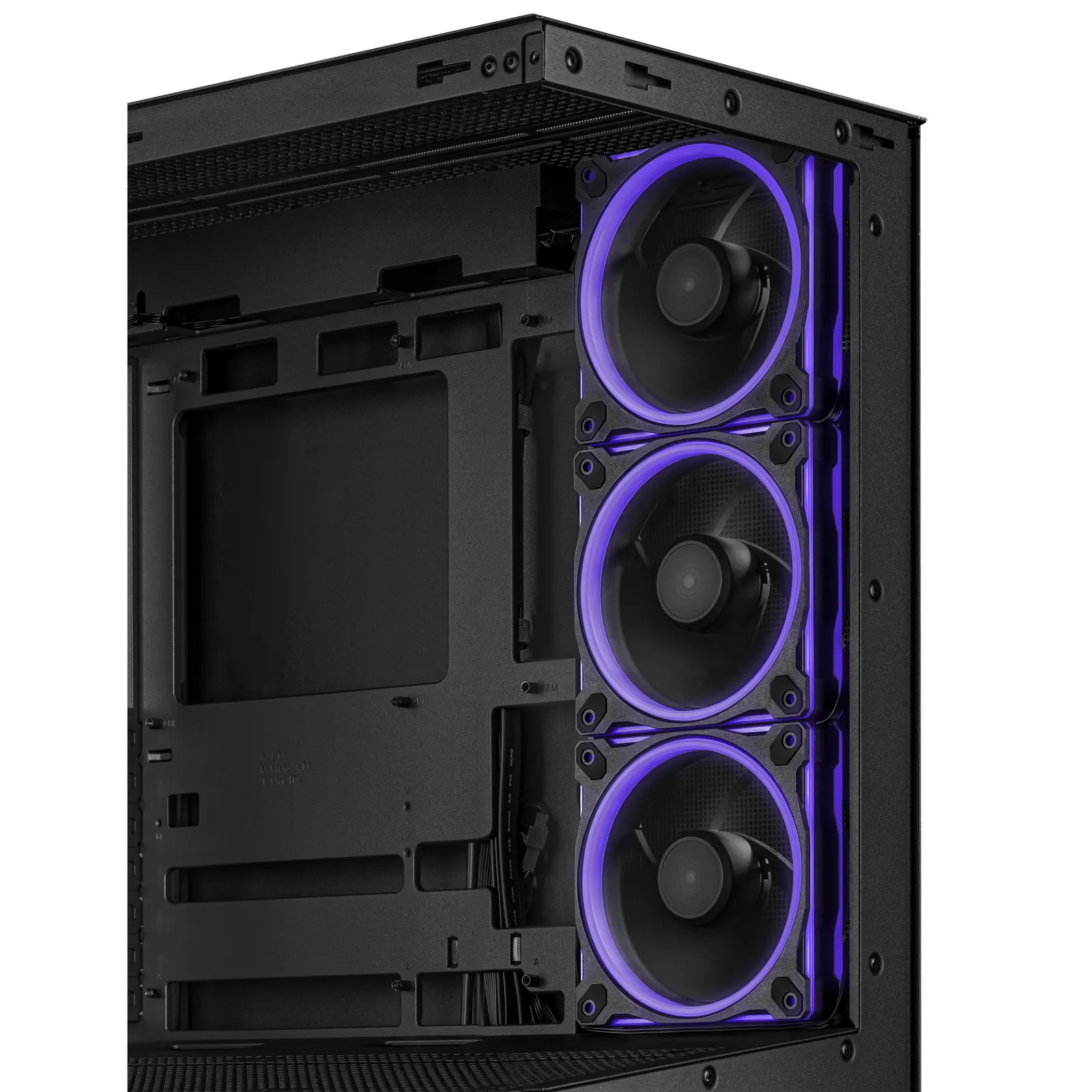ქეისი ASUS A31 PLUS TG ARGB – Mid Tower | ATX/mATX/Mini-ITX | TG | 4×120mm ARGB Fans | GPU 380mm | CPU Cooler 165mm | 360mm Radiator | Black