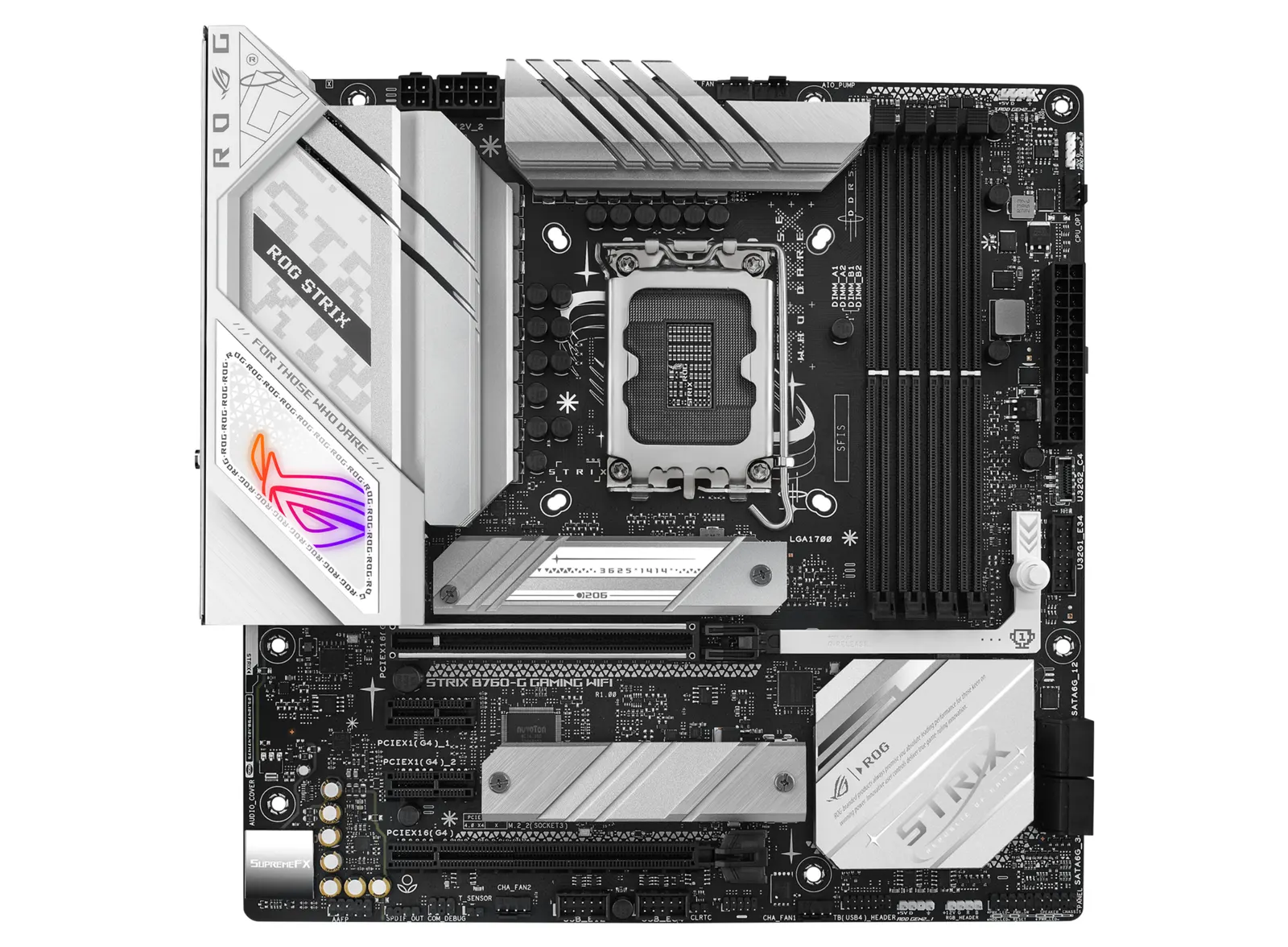 დედაპლატა ASUS Motherboard ROG STRIX B760-G GAMING WIFI s1700 B760 4xDDR5 M.2 HDMI DP Wi-Fi BT mATX