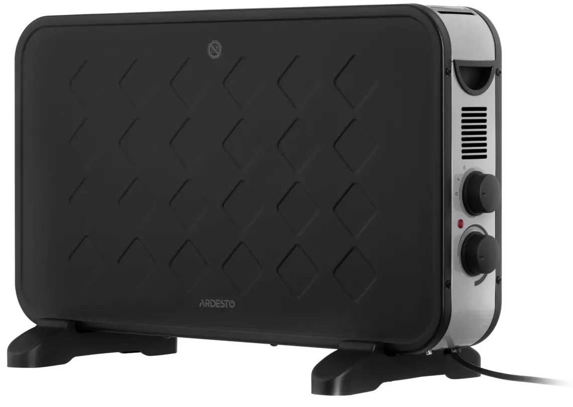 ARDESTO Convector, 20m2, 2000w, mechanical control, open heating element, black