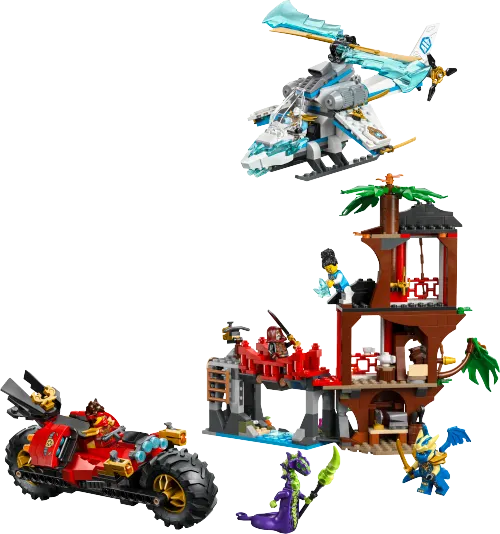 კონსტრუქტორი LEGO Ninja Vehicle Tree House Bat.. 71857