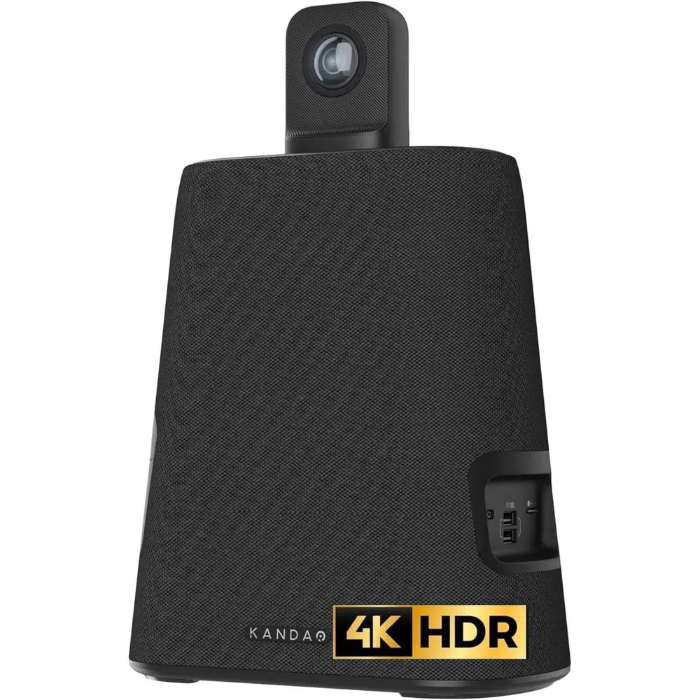 საკონფერენციო კამერა Kandao MT1002, 4K, USB-C, USB, RJ45, HDMI, BT, WiFi, Meeting Ultra Standard, 360° All-in-one AI Conference Device, Black