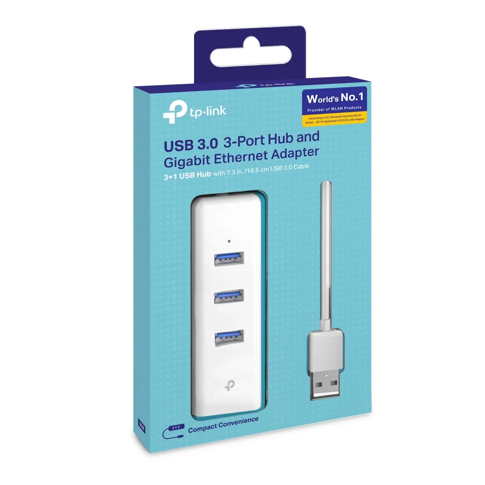 USB ჰაბი TP-Link 3-Port USB3.0 Hub