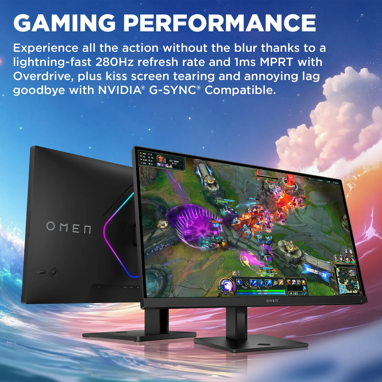 მონიტორი HP OMEN 27qs G2 27" IPS 2K Black