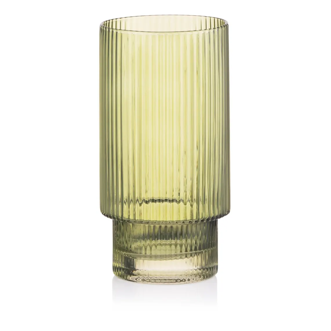 Ardesto Long glasses set, 380ml, 2pcs, glass, green