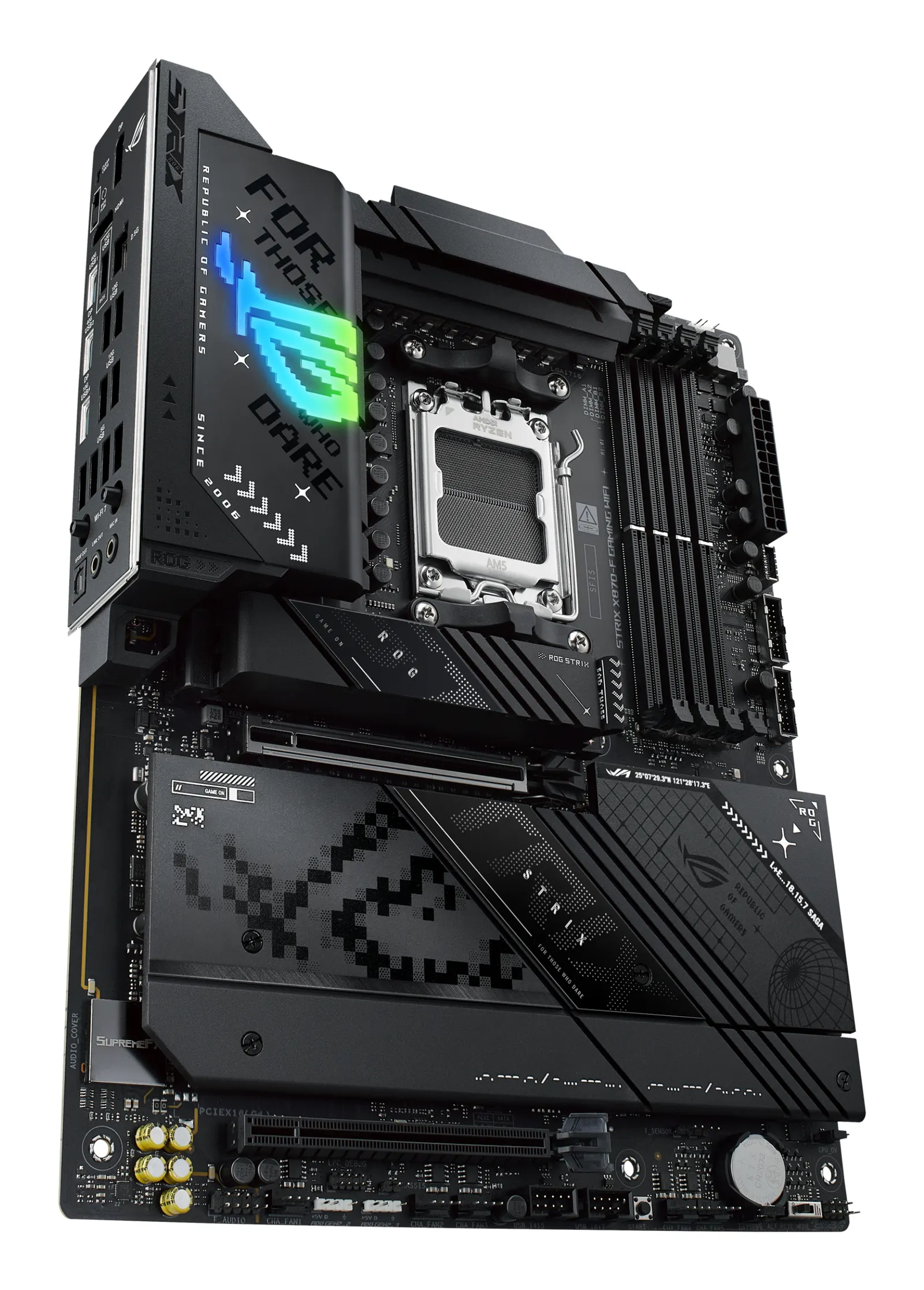 ASUS Motherboard ROG STRIX X870-F GAMING WIFI sAM5 X870 4xDDR5 M.2 HDMI DP WiFi BT ATX