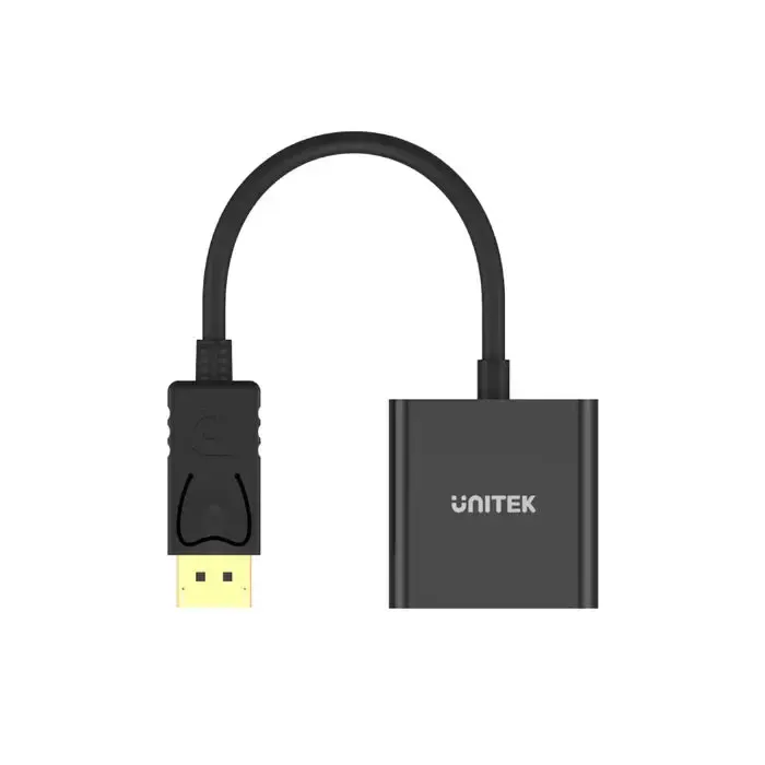 DisplayPort ადაპტერი Y-5118E, UNITEK, 0.2m Display Port Male to VGA Female Adapter
