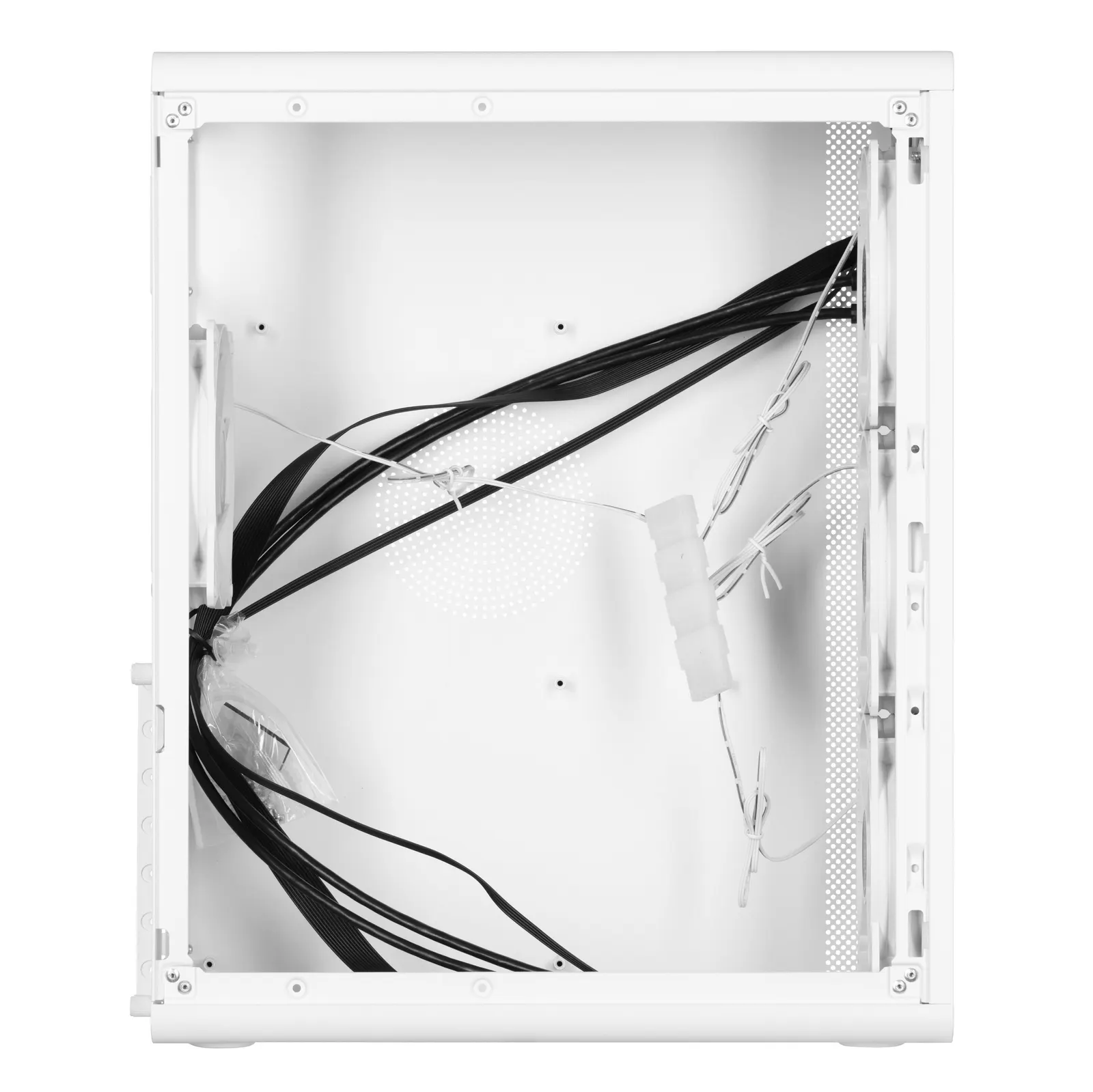 ქეისი PC case 2E GAMING Credo Plus V510W without PSU, 1xUSB3.0, 1x USB 2.0, 1xUSB Type-C, 4x120mm RGB Rainbow, VGA 310mm, TG Side Panel, ATX, white