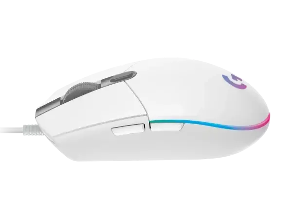 logitech, G102, Mouse (RGB) White