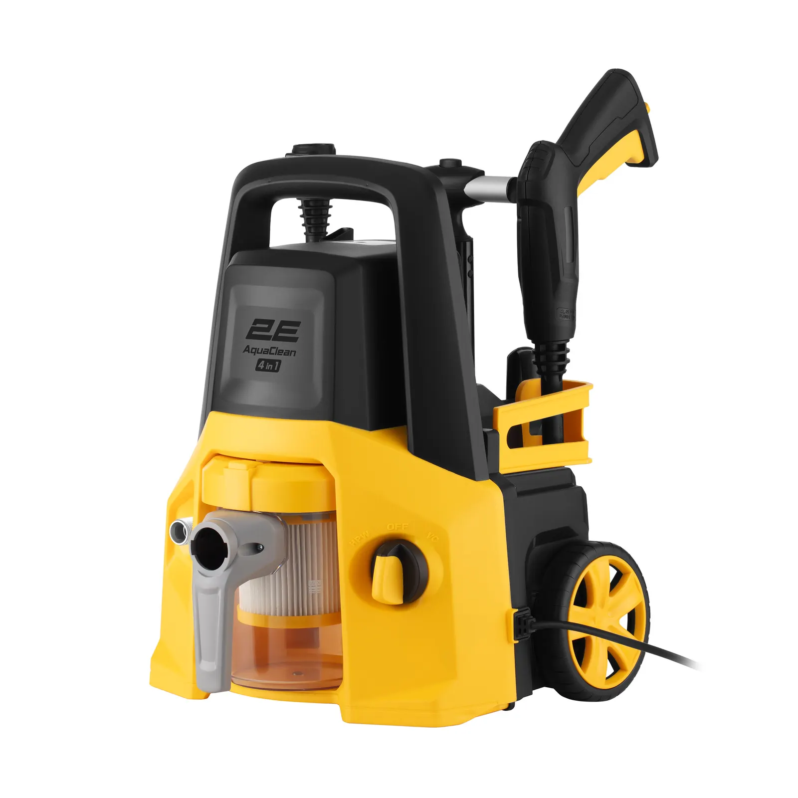 წნევით სარეცხი 2E High pressure washer 2E AquaClean 4in1 1600W 130bar 480l/h hose 8m 11kg