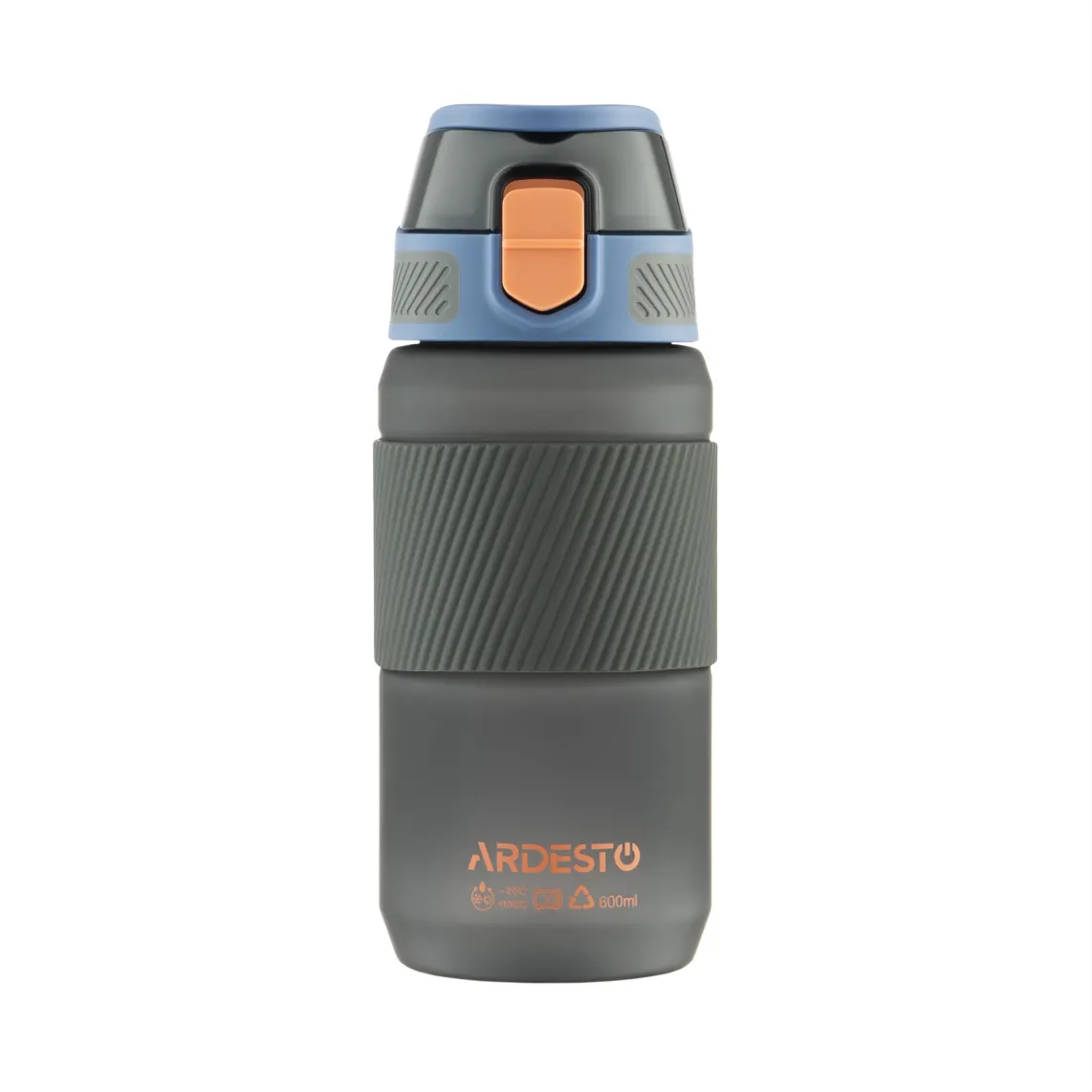 Ardesto Bottle Spring 600ml, plastic, black
