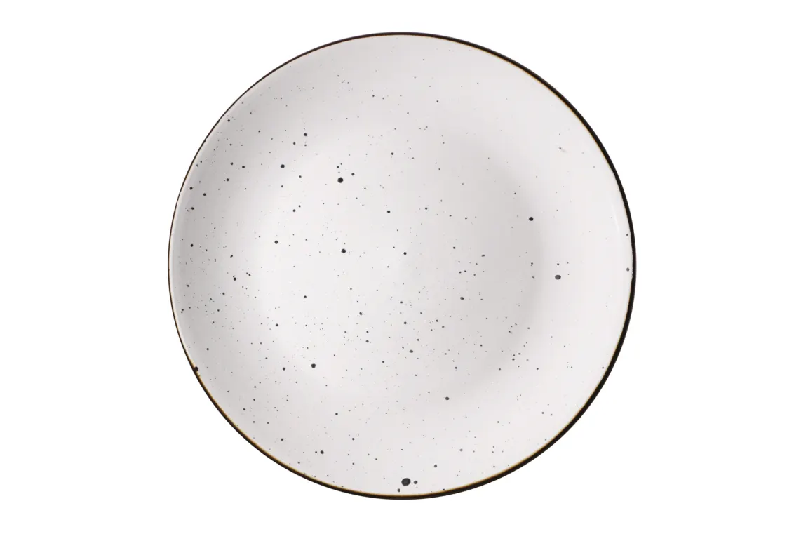 თეფში Ardesto Dessert plate Bagheria Bright white, 19cm, ceramics, white