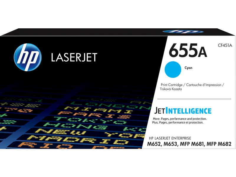 655A HP Toner Cartridge, Cyan CF451A