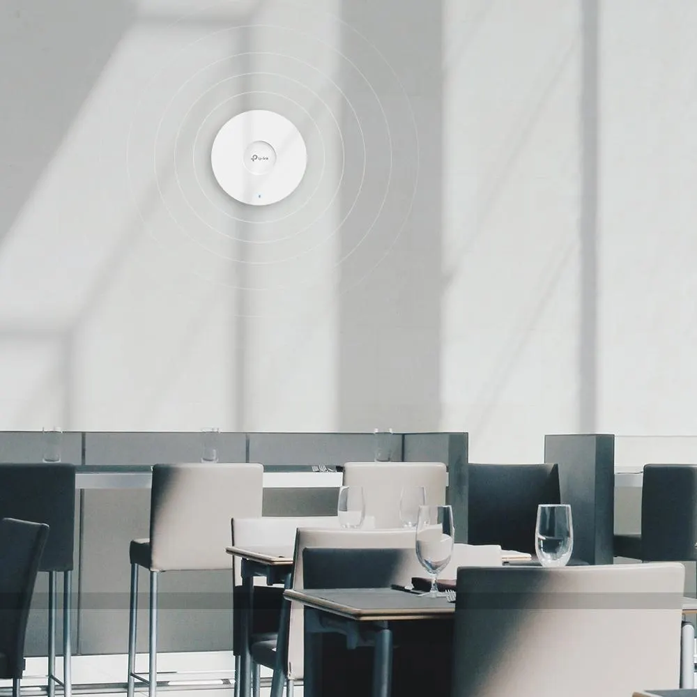 აქსეს პოინტი TP-Link, EAP653, AX3000 Ceiling Mount Wi-Fi 6 Access Point