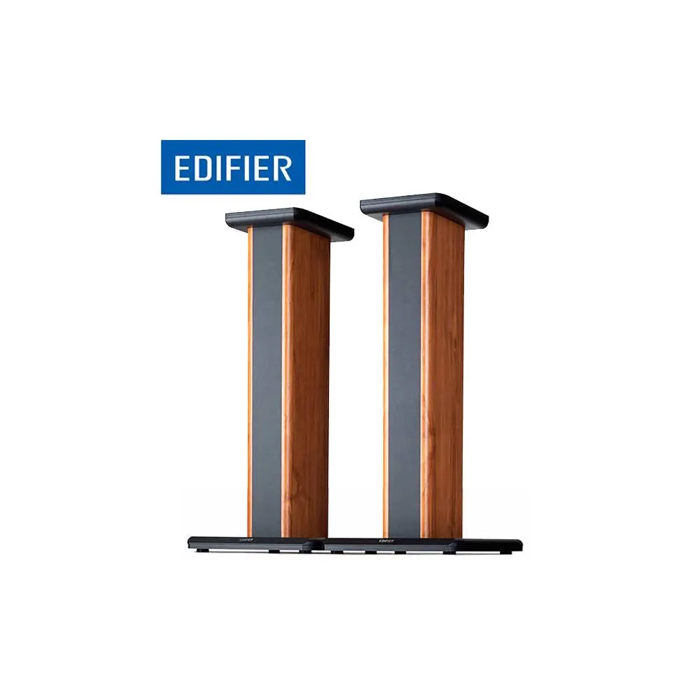 დინამიკების სადგამი Edifier SS02 Wood Grain Speaker Stands for S1000DB / S2000PRO/ S1000MKII Hollowed Stands for Optional Sand Filling Tuning - Pair