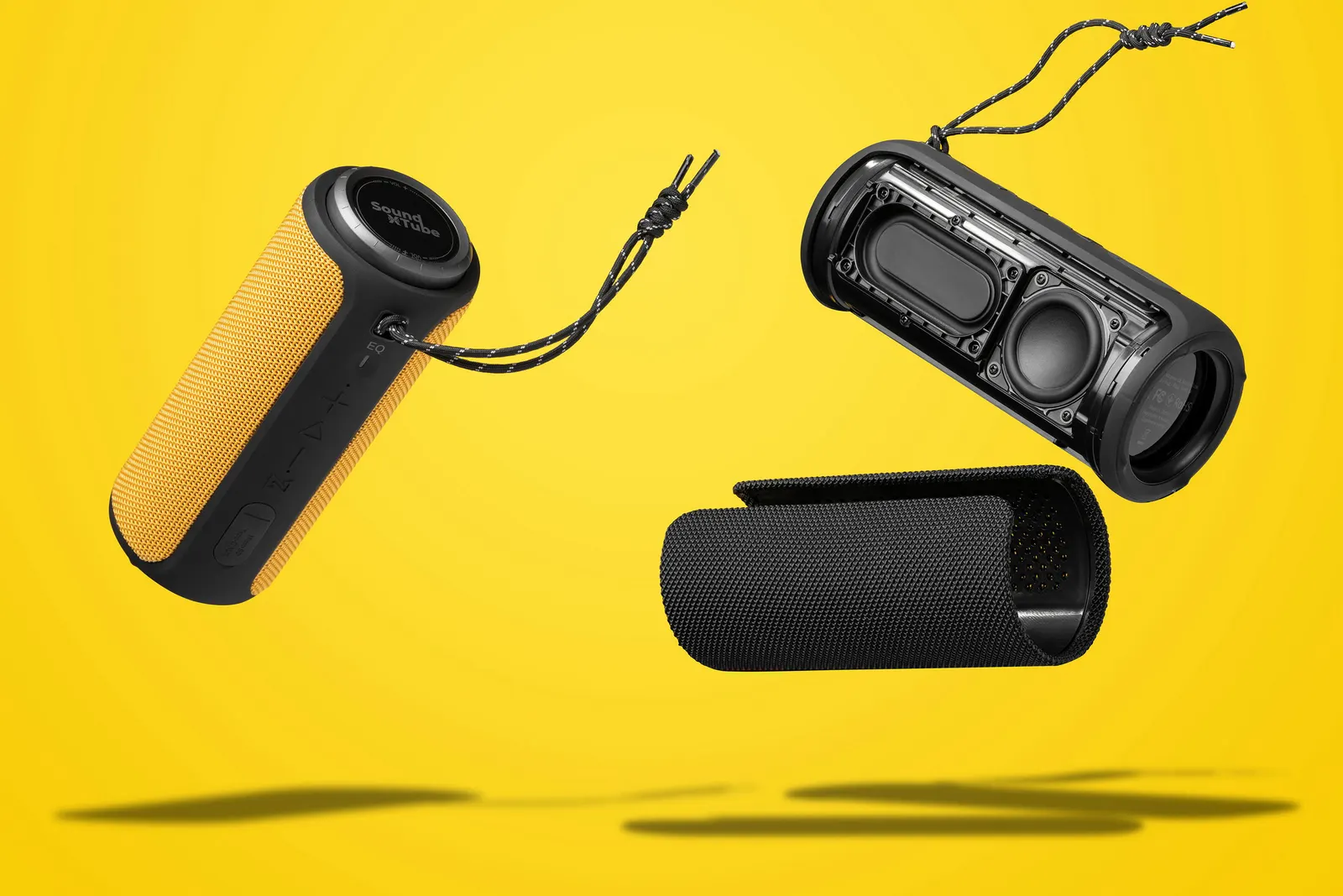 დინამიკი Portable Speaker 2E SoundXTube TWS, MP3, Wireless, Waterproof Yellow