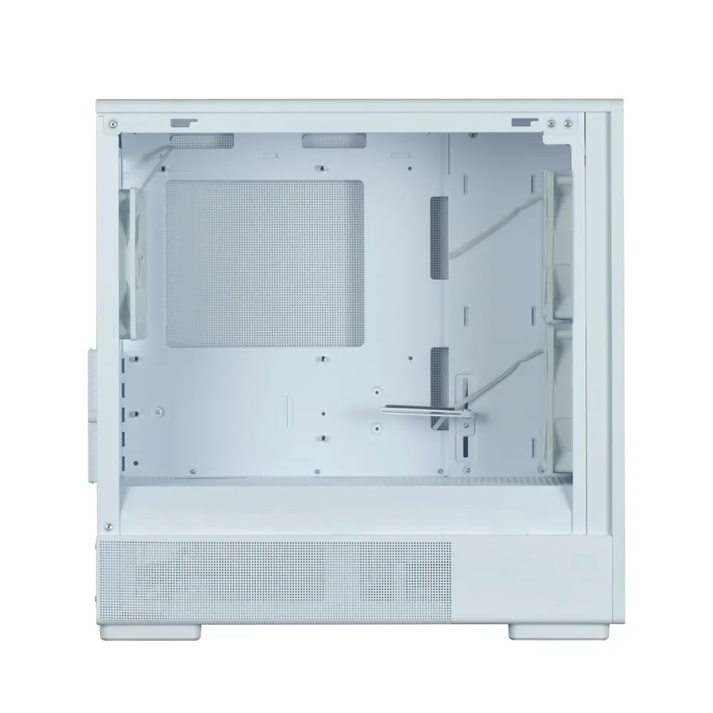 ქეისი Zalman PC case P10 Namu without PSU, 1xUSB3.0, 1xUSBType-C, 2x120mm, 1x120mm ARGB, VGA 340mm, LCS ready, TG Side Panel, mATX, white