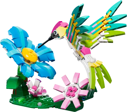 კონსტრუქტორი LEGO Creator Wild Animals: Colorful Hummingbird 31384