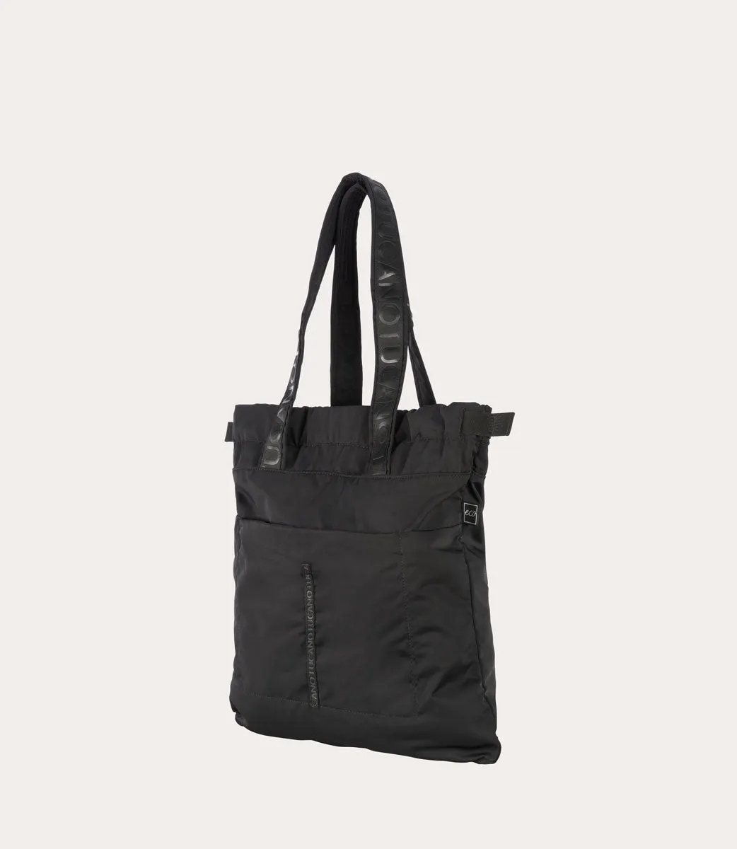 ჩანთა Tucano LET ME OUT SHOPPER BAG FOLDABLE, BLACK