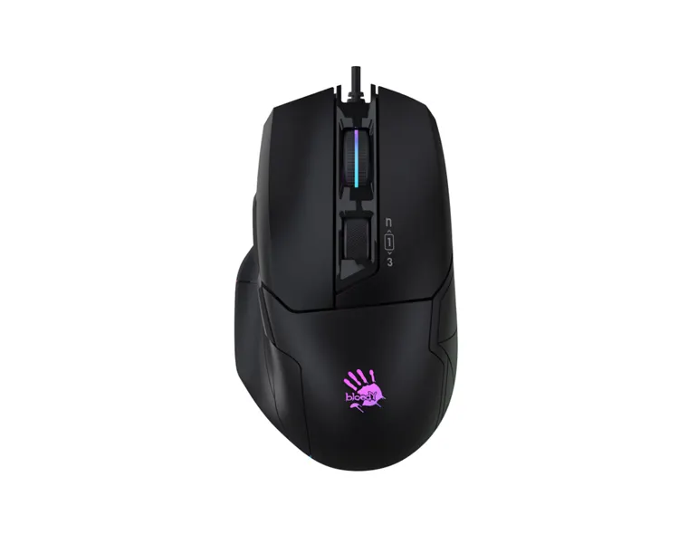 მაუსი A4Tech Bloody W70 Max RGB Gaming Mouse Stone Black