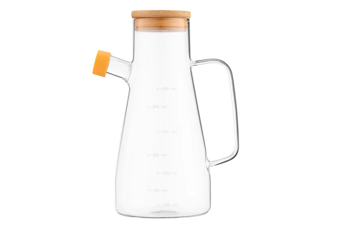 ზეთის ჭურჭელი Ardesto oil and vinegar bottle Midori, 650 ml, borosilicate glass