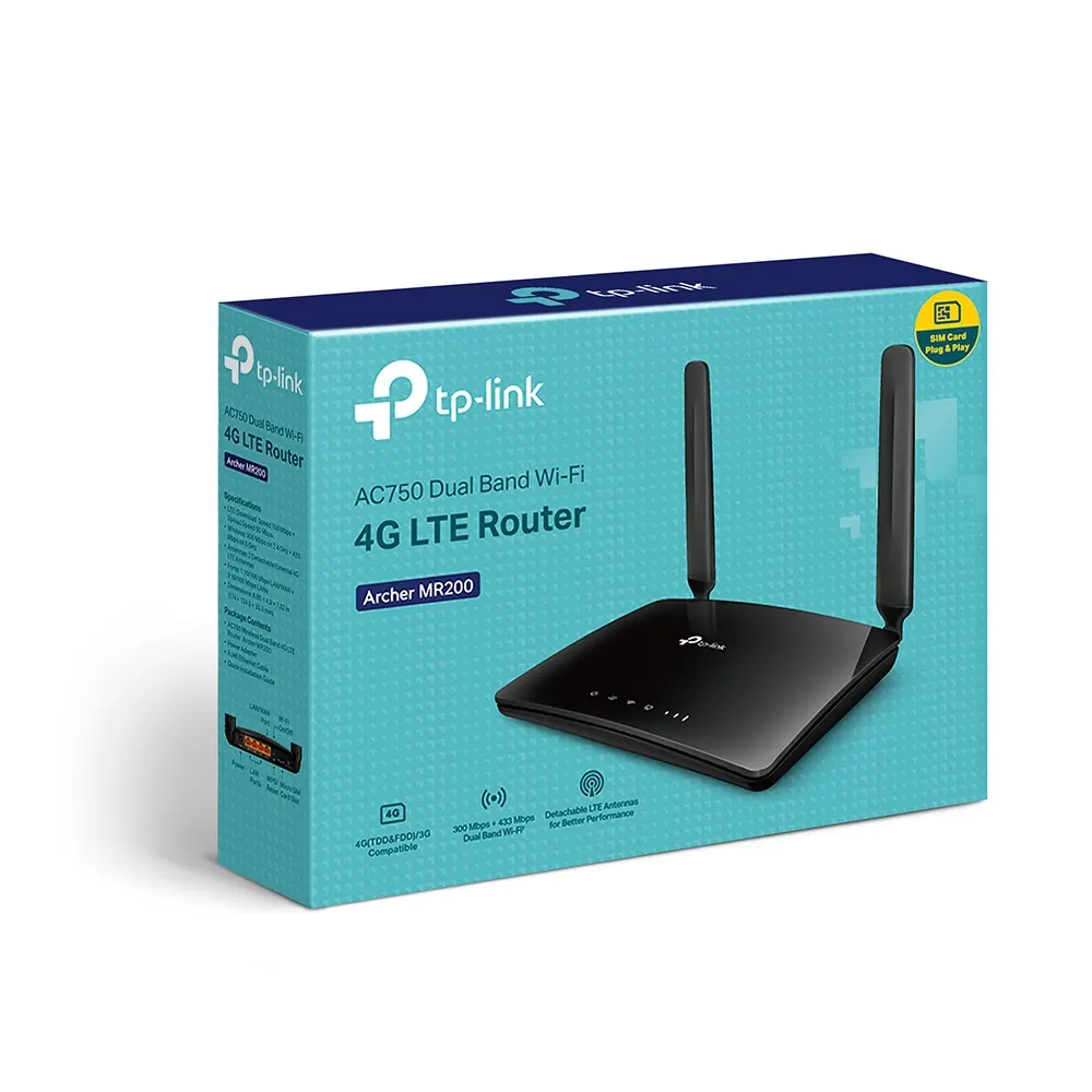 LTE როუტერი TP-Link MR200 4G LTE Router