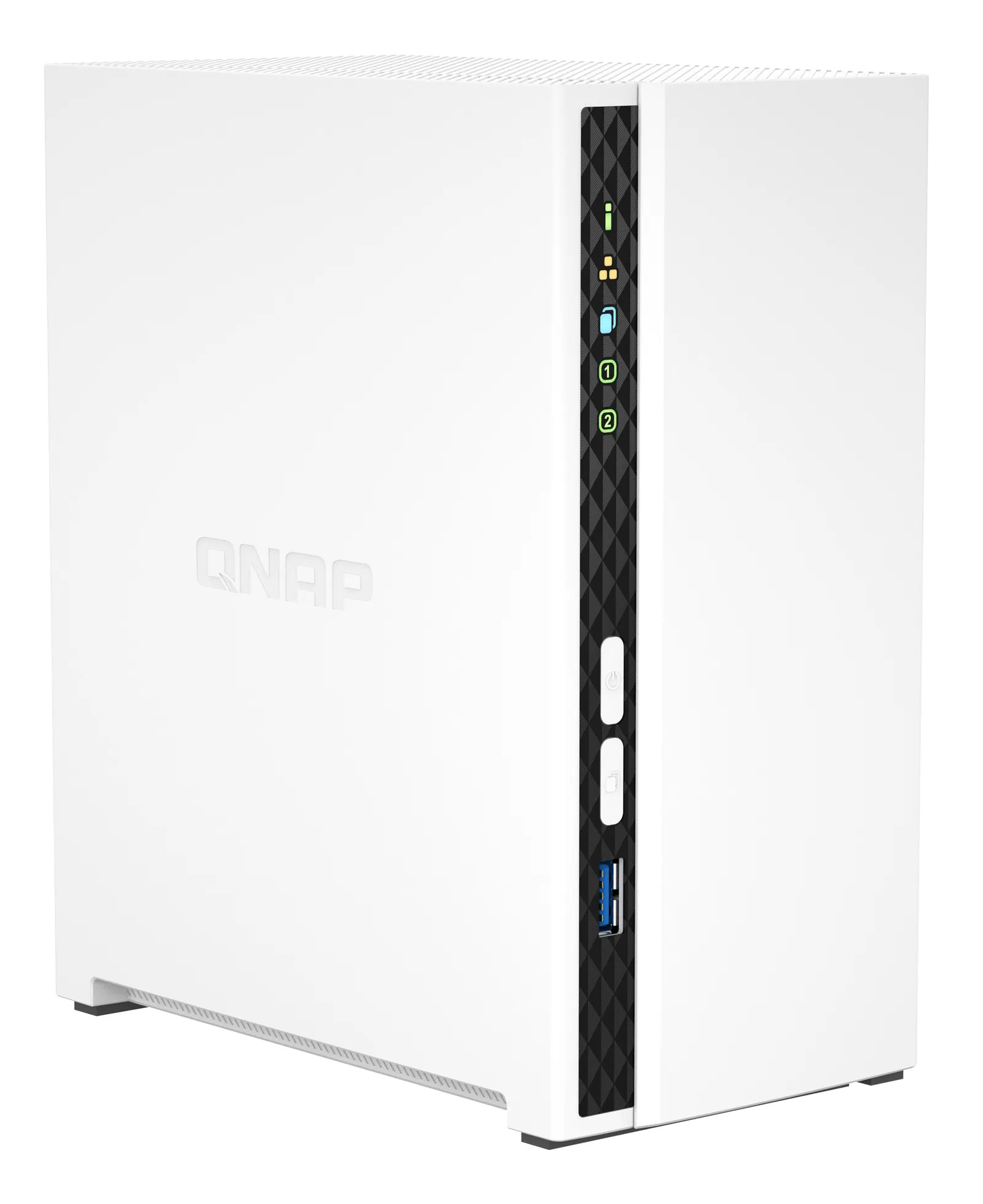 NAS სერვერი 2-bay, ARM Cortex-A55 quad-core 2.0 GHz processor, 2 GB RAM