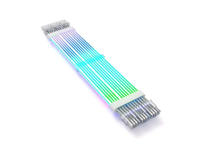 PSU კაბელის დამაგრძელებელი Asiahorse RGB DualSR 3x8pin White