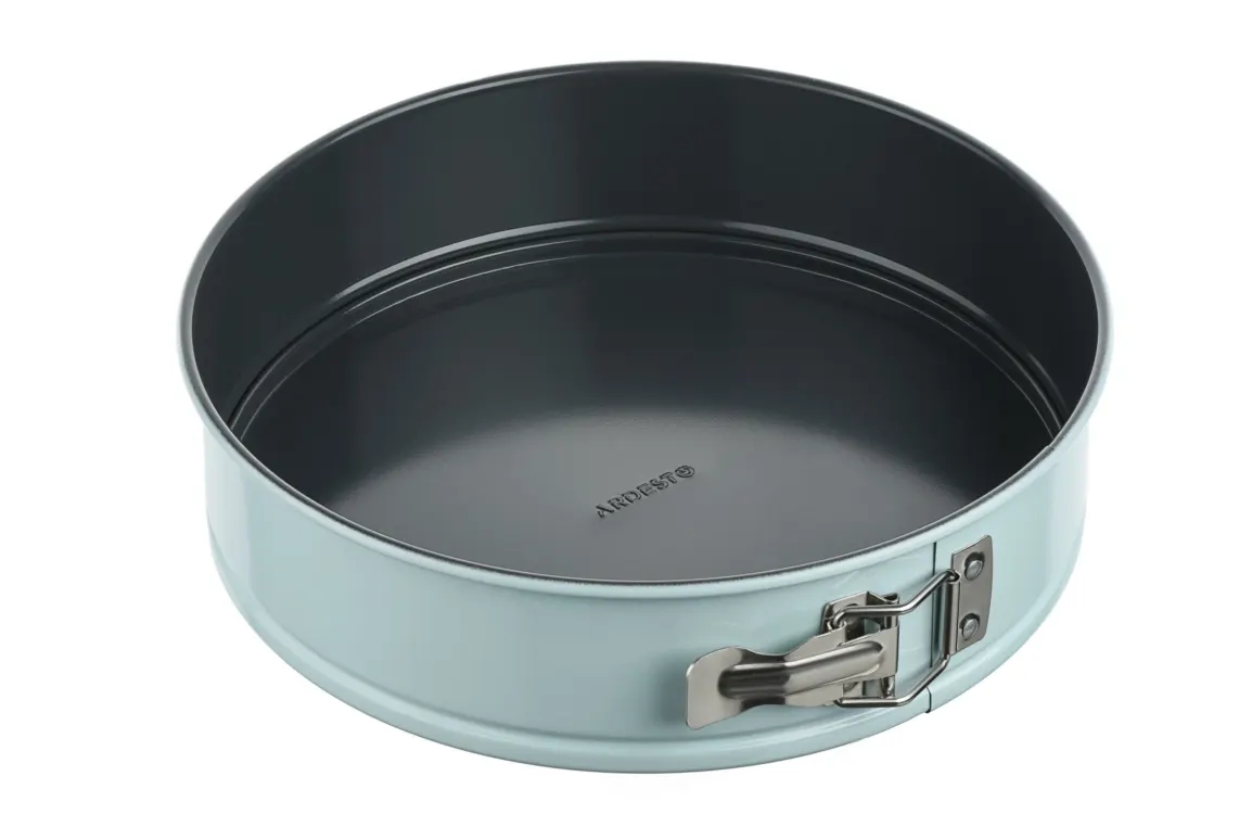 Ardesto Springform pan Tasty baking 24x6,5cm, carbon steel, round, gray-blue