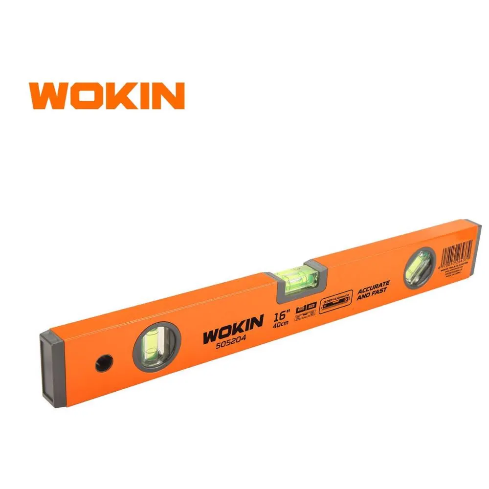 თარაზო Wokin 505215, 150cm, 60\", Spirit Level, Orange