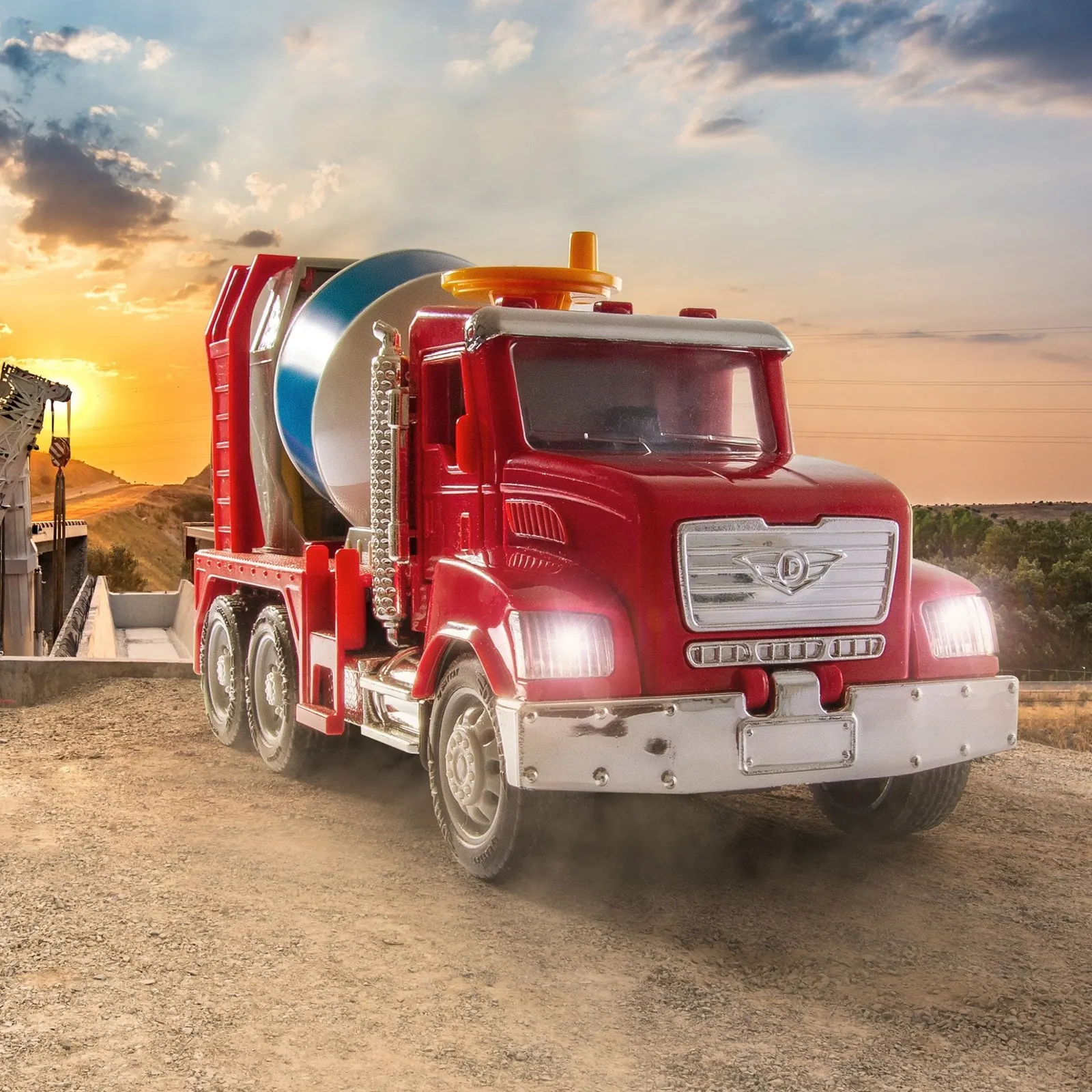 სათამაშო მანქანა DRIVEN MICRO CEMENT MIXER TRUCK