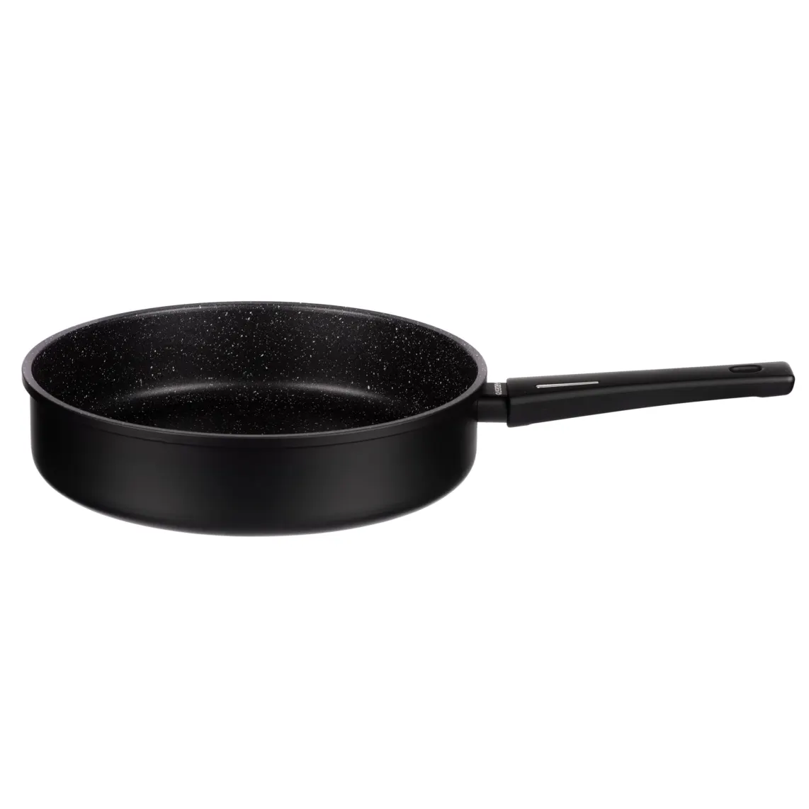 Open deep frypan ARDESTO with lid Gemini Gourmet, 28cm, aluminium, black