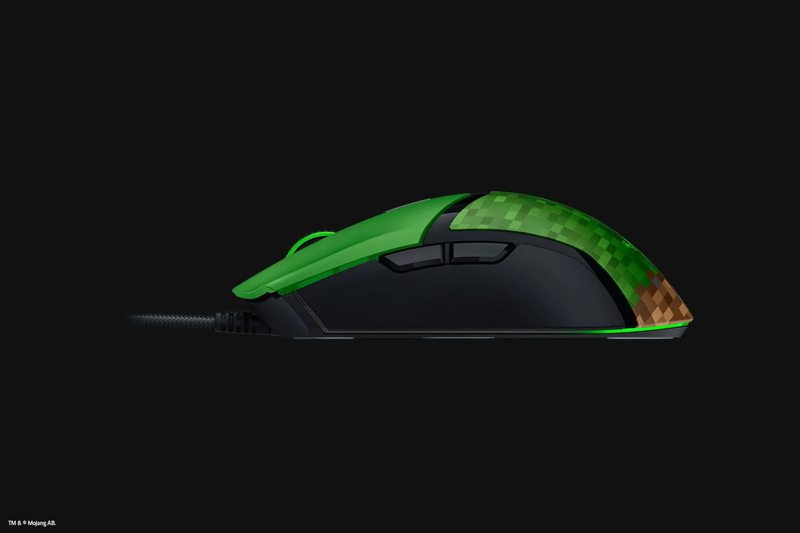 მაუსი Razer Mouse Cobra, RGB, USB-A, Minecraft Ed