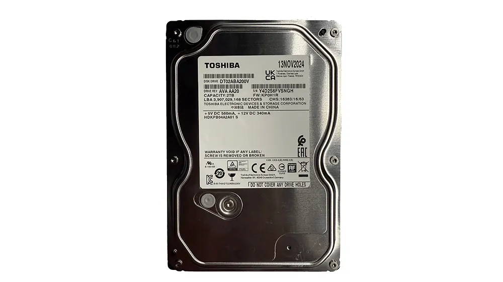მყარი დისკი - 2TB, SATA HDD Toshiba DT02ABA200V