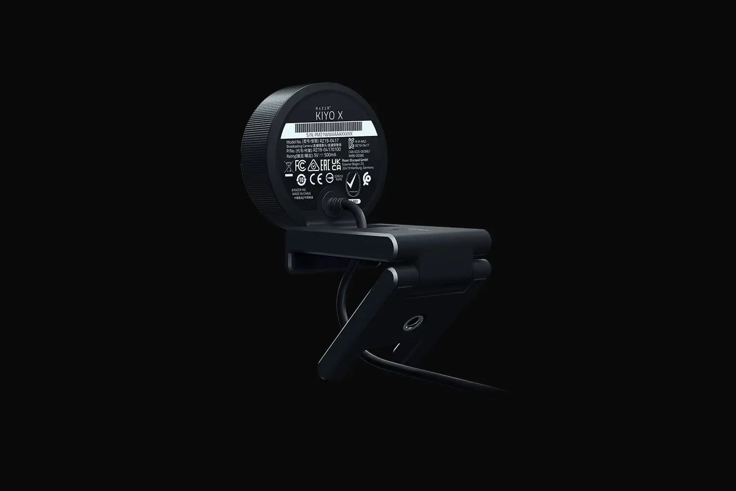 ვებკამერა Razer, Kiyo X Webcam Black