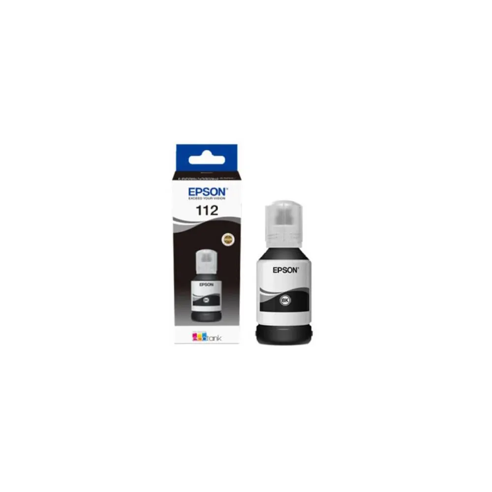 Epson კარტრიჯის მელანი EcoTank 112 I/C (b) L65**/L15*** Black Bottle