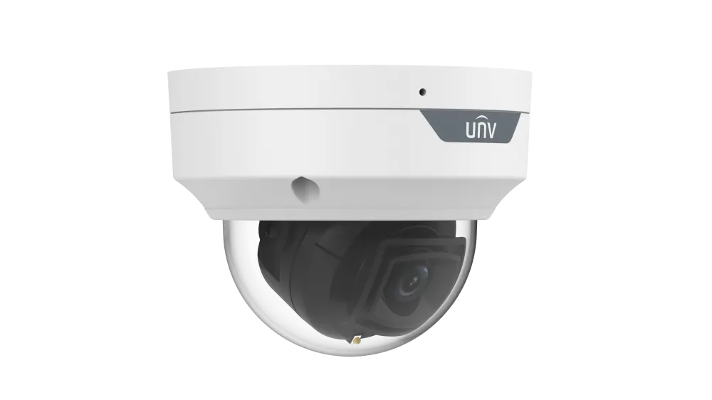 IP კამერა - 2მპ, 2.8მმ Dome, ColorHunter, Wise-ISP, Mic, SD, IK10 3-Axis, Uniview IPC3522LE-ADF28K-WP